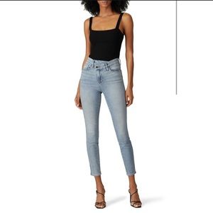 Good American Light Blue High-Rise Slim Jeans